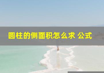 圆柱的侧面积怎么求 公式